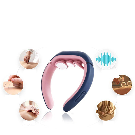 Elektrikli Boyun ve Omuz Masaj Aleti – Isıtmalı, Nabızlı, Derin Doku Ağrı Giderici