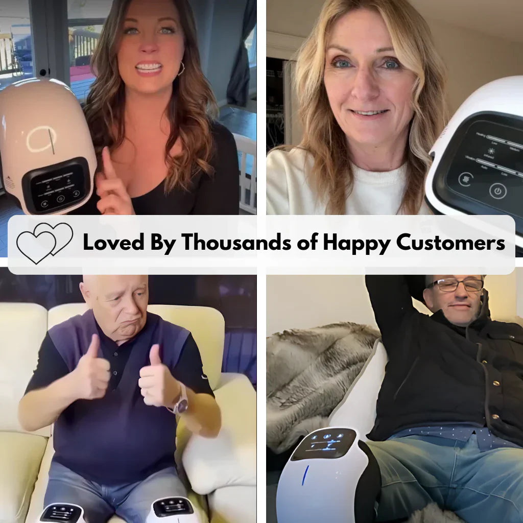 Akıllı Isıtmalı Diz Masaj Cihazı – Kızılötesi Terapi, Titreşim ve Ağrı Giderici Masaj