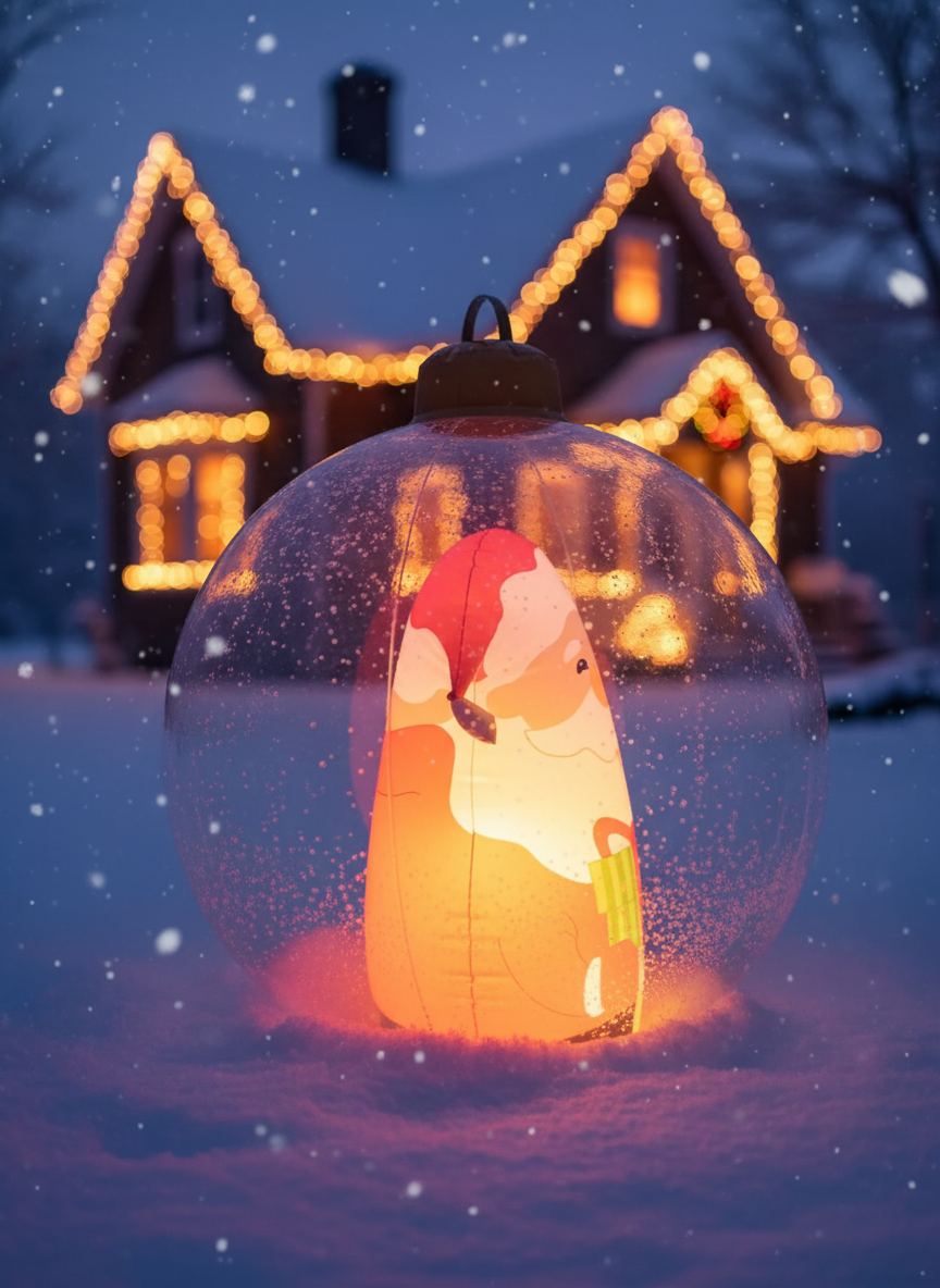 Inflatable Christmas Ball Hanging Crafts