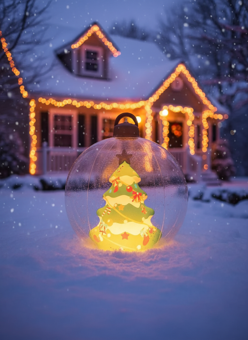 Inflatable Christmas Ball Hanging Crafts